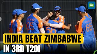 IND VS ZIM Match 3 Highlights India Leads by 21 In Series Shubman Gill Rocks The Show [upl. by Plath421]