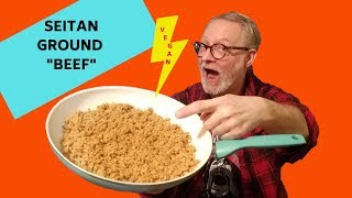 KETO SEITAN GROUND quotBEEFquot DELICIOUS HIGH PROTEIN VEGAN CRUMBLES [upl. by Berkly]