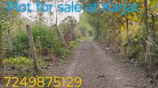 Plot for sale at KarjatR zone22 Guntha48 Guntha5 lacs per Gunthanegotiable [upl. by Yorztif660]