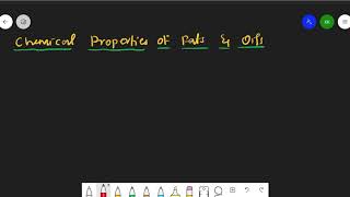 3 Chemical Properties of Fats amp Oils  Fats amp Oils [upl. by Inimod]