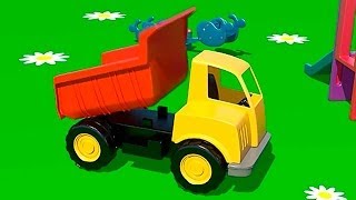 Kids 3D Construction 1 Build a Candy DUMP TRUCK demo amp Learn to Count Lessons [upl. by Wenoa832]