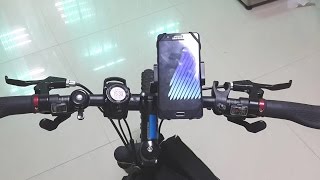 EEEKit Cell Phone Bike Handlebar Mount Stand and Smart Watch Stabilizer Review [upl. by Attiuqram]