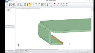 DesignSpark Mechanical Basic sheet metalwork 1 [upl. by Kelby]