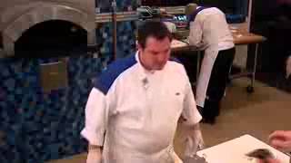 Hells Kitchen Season 8 Ep 4 Robs Burnt Pizza Uncensored [upl. by Elram]