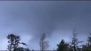 Tornado Sweeps Across Manzanita Oregon [upl. by Nifares]