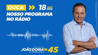 Campanha no Rádio Transportes  João Doria [upl. by Lednek]