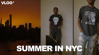 Summer In New York 2024  Summer OutfitsSmall Hours Mag Popup Studio Visits  More [upl. by Ardnohs]