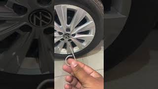 Volkswagen Virtus  Anti Theft tyre Lock  5 Star Crash Test rating car [upl. by Ttemme]