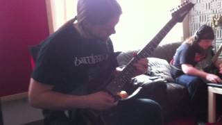 Heri Joensen of TYR tracking a solo for Alestorm Studio Diary [upl. by Ailbert]