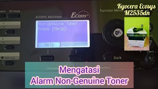 Solusi NonGenuine Toner Kyocera M2535dn [upl. by Earal]