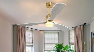 Quick Installation Guide amp Showcase of 52 inch ceiling fan with light KBS5247 [upl. by Callum]