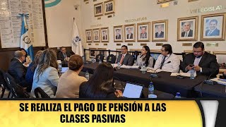 Se realiza el pago de pensión a las clases pasivas [upl. by Rickey]