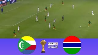 🔴 LIVE Comoros vs Gambia  TotalEnergies AFCON 2025 Qualifiers  LIVE Streaming Now [upl. by Naitsihc]