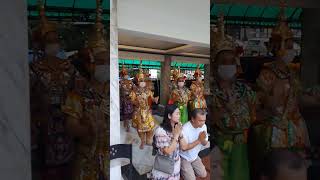 Manora dance of erawan shrine Bangkok Thailand [upl. by Eibocaj]