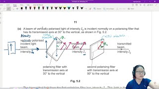 ON22 P22 Q5 Double Polarization Filter  OctNov 2022  Cambridge A Level 9702 Physics [upl. by Riehl396]