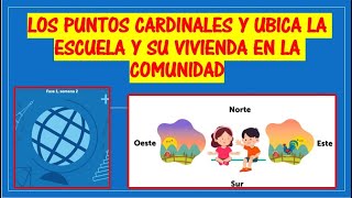 LOS PUNTOS CARDINALES GUÍA 2 SEMANA 2 Segundo [upl. by Richel]