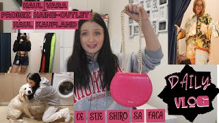 Vlog Haul Sinsay Zara Mohito Orsay Haul Kaufland  Probez haine din Outlet  Shiro si comenzile [upl. by Shulem963]