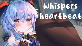 ASMR Sweet Japanese whispers amp heartbeat ❤ [upl. by Cecilius]