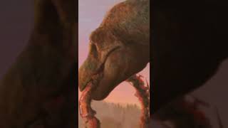 TRex vs edmontosaurus tyrannosaurus edmontosaurus paleontology giganotosaurus phonk edit [upl. by Conard]