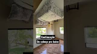 INTERIOR DA CASA DE CABEÇA PRA BAIXO temdetutto shorts [upl. by Anaejer]