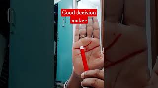 good decision maker great decision maker in hand astrology palmistery palmistry viral [upl. by Ellinehc]