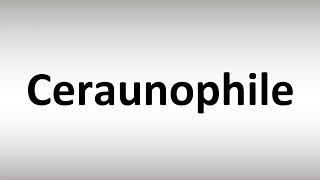 How to Pronounce Ceraunophile [upl. by Vescuso668]