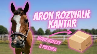 ARON ROZWALIŁ KANTAR😱 UNBOXING PACZKI OD PIKEURA 😍 NAJŁADNIEJSZE BRYCZESY JAKIE WIDZIAŁAM 💗 [upl. by Nniroc]