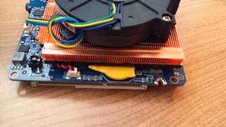 Gigabyte Brix Pro GBBXi54570R GBBXi74770R inside look heat sink and Fan assembly 3K vid [upl. by Uot]