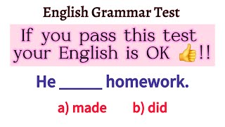 If you pass this Grammar Test your English is Ok👍  Can you pass this Test  English Grammar Test [upl. by Arri974]