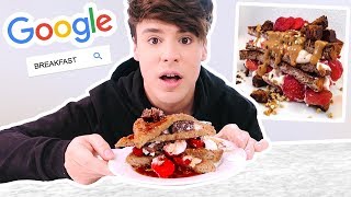 i let GOOGLE pick what i ate for 24 HOURS [upl. by Enyrb]