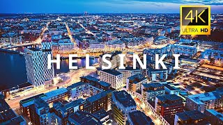 Helsinki Finland 🇫🇮 in 4K 60FPS ULTRA HD Video by Drone [upl. by Nyar509]