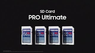 SD Card PRO Ultimate Feature highlight  Samsung [upl. by Carlo]