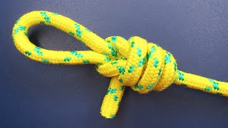 Simple but amazing powerful loop knot You must know Very useful loop rope knot Great Rope Skills [upl. by Atsev]