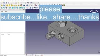 how to design fasteners nutsbolts screws etcfor 3d printing in freecad  how to make threads [upl. by Heshum]