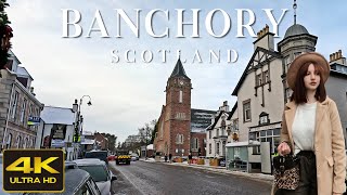 Banchory Scotland Walking Tour 4K Dec 2022 [upl. by Arihaz853]