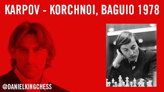 Anatoly Karpov  Viktor Korchnoi Baguio 1978 Game 8 [upl. by Culbert]