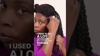 Wash N Go Tip Getting It To Lay Flat Natural Hair [upl. by Cardie727]