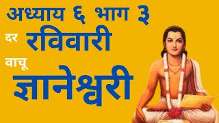 ज्ञानेश्वरी अध्याय ६ भाग ३  Dnyaneshwari Adhyay 6 Part 3 [upl. by Allveta141]