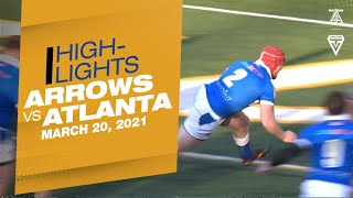 Toronto Arrows  Match Highlights vs Rugby ATL March 20 2021 [upl. by Potts253]