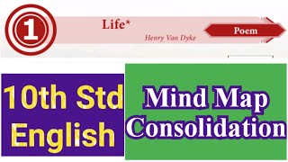 10th Std  English  Life  Mind Map  Consolidation [upl. by Uzzia]