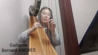 Gaillarde from Automates by Bernard ANDRES ABRSM Harp Grade4 A2 [upl. by Forest]