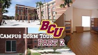 BETHUNECOOKMAN UNIVERSITY CAMPUS DORM TOUR  Part 2  Showing Upperclassmen Dorms 💛 [upl. by Phelia73]