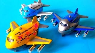 3 Airplanes kids toys with sound [upl. by Ynagoham]