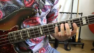 Tec0106  Tonleitern üben 2 Alternativen  German Bass Lesson Tutorial [upl. by Misak]