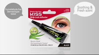 Introducing Kiss Ever EZ Strip Lash Adhesive  Aloe Infused Lash Adhesive [upl. by Jarrell]