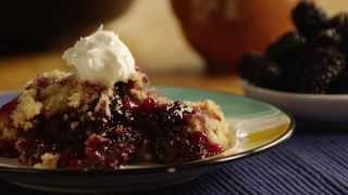 How to Make Blackberry Cobbler  Blackberry Cobbler Recipe  Allrecipescom [upl. by Aicilic]