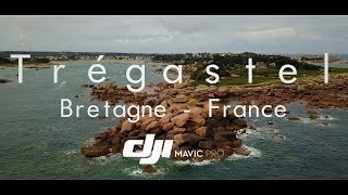 Trégastel  DJI Mavic Pro 4K Drone Video [upl. by Ahsla]