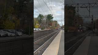 NJT 877 passing MillburnNJ with Metro North 4906 leading [upl. by Ainig823]