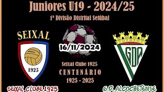 Seixal Clube 1925  2 vs 3  GD Alcochetense  1ª Div Dist Setúbal U19  16112024  2425 G0607 [upl. by Kachine910]