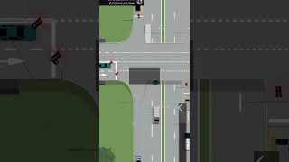 Jazda samochodem mojej mapy intersection controller [upl. by Aduhey]